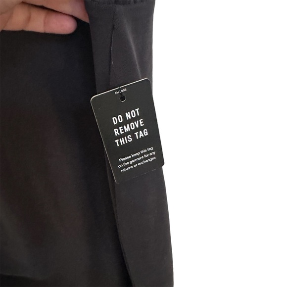 NWT! Express Silky Sueded Jersey Ruched T Shirt Midi Dress in Petite Medium - Picture 3 of 13